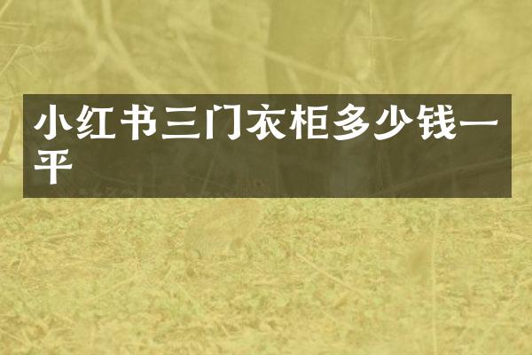 小红书三门衣柜多少钱一平