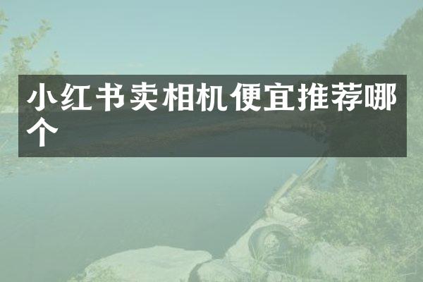 小红书卖相机便宜推荐哪个