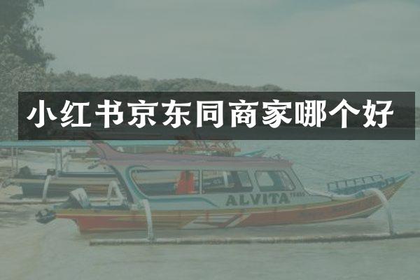 小红书京东同商家哪个好