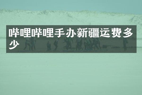 哔哩哔哩手办新疆运费多少