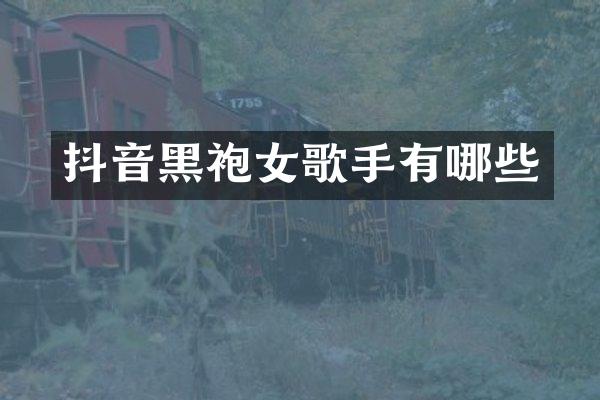 抖音黑袍女歌手有哪些