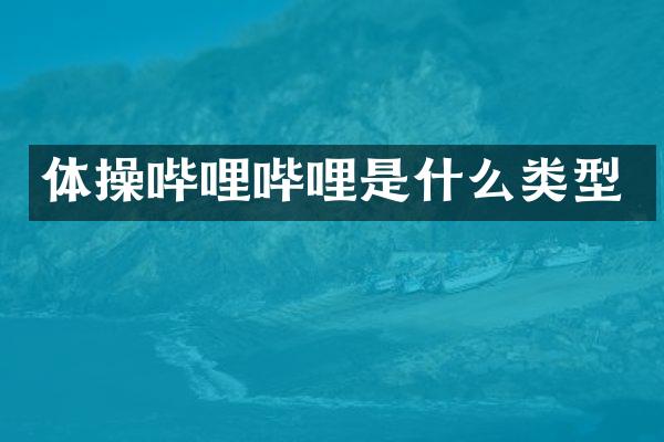 体操哔哩哔哩是什么类型