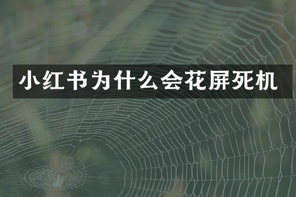 小红书为什么会花屏死机