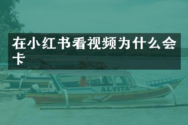 在小红书看视频为什么会卡