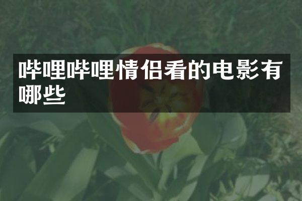 哔哩哔哩情侣看的电影有哪些