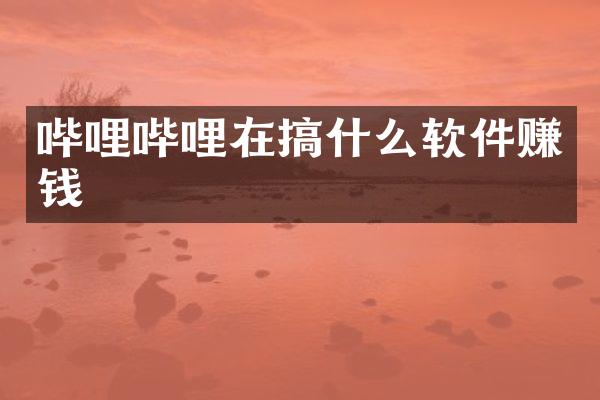 哔哩哔哩在搞什么软件赚钱