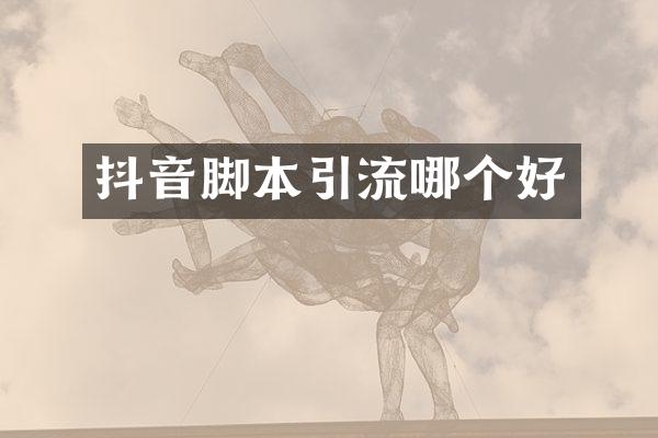 抖音脚本引流哪个好