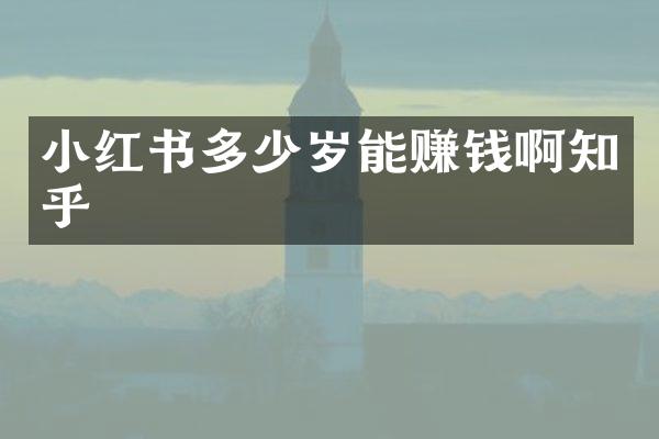 小红书能赚钱啊知乎