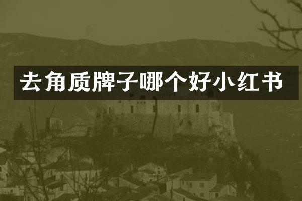 去角质牌子哪个好小红书