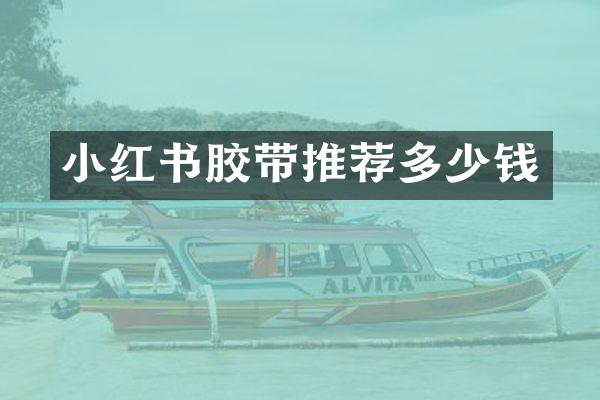 小红书胶带推荐多少钱