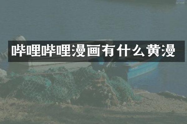 哔哩哔哩漫画有什么