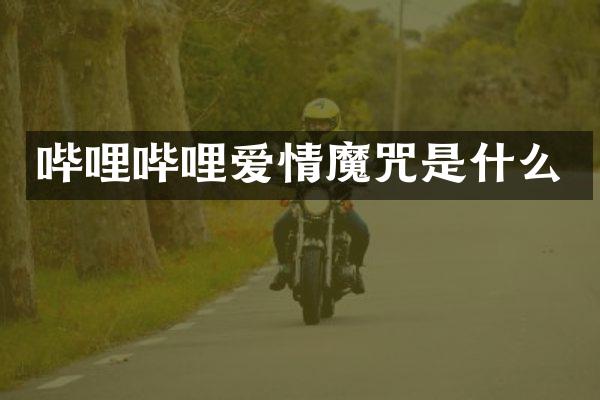 哔哩哔哩爱情魔咒是什么