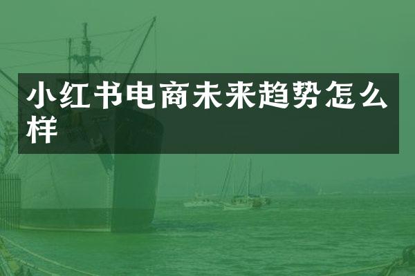 小红书电商未来趋势怎么样