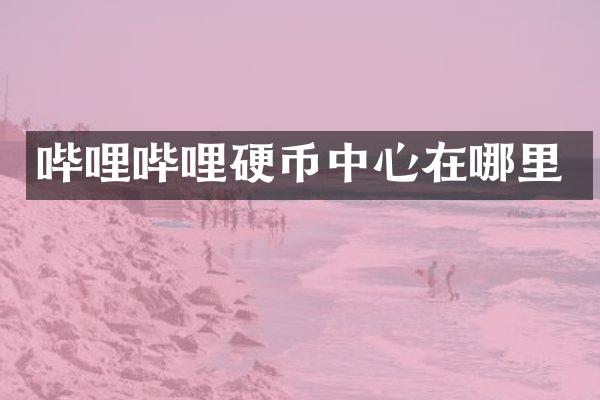 哔哩哔哩硬币中心在哪里