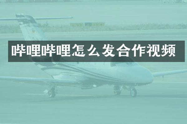 哔哩哔哩怎么发合作视频