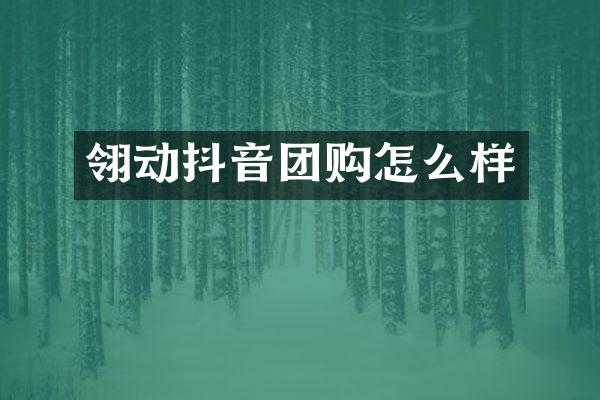 翎动抖音团购怎么样