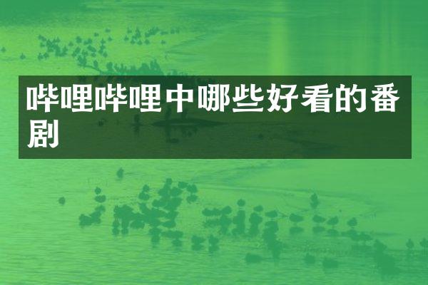 哔哩哔哩中哪些好看的番剧