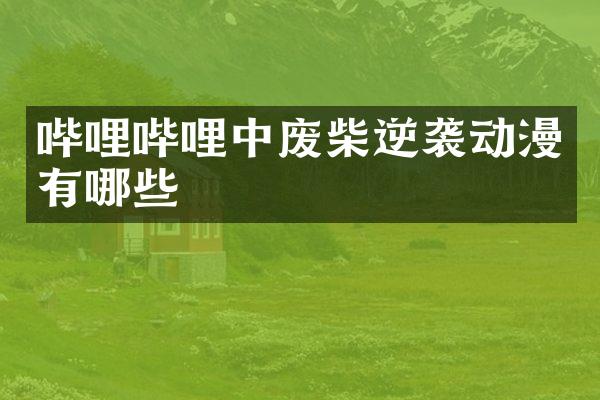 哔哩哔哩中废柴逆袭动漫有哪些
