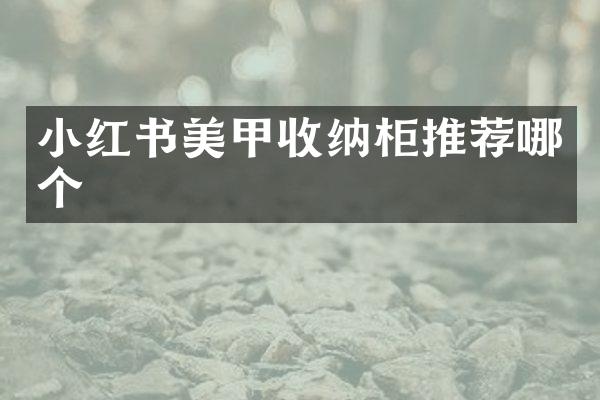 小红书美甲收纳柜推荐哪个