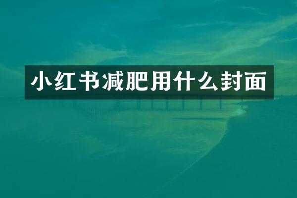 小红书减肥用什么封面