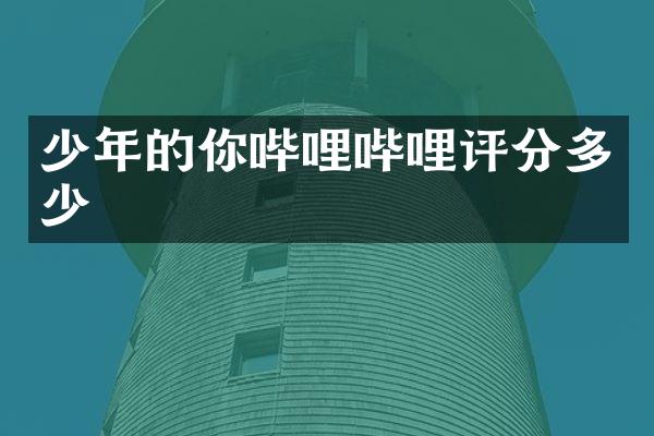 少年的你哔哩哔哩评分多少