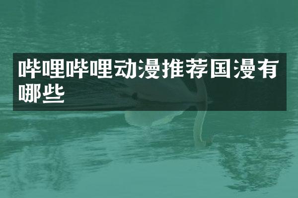 哔哩哔哩动漫推荐国漫有哪些