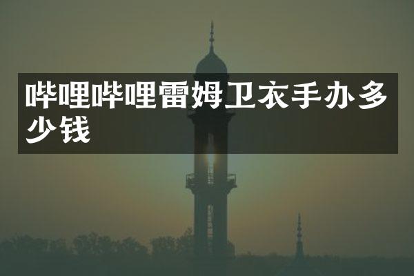 哔哩哔哩雷姆卫衣手办多少钱