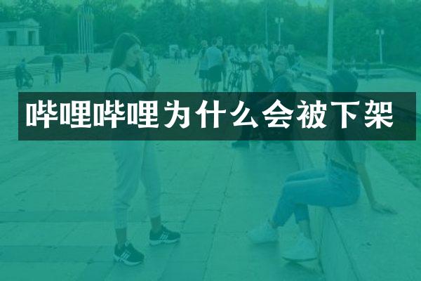 哔哩哔哩为什么会被下架
