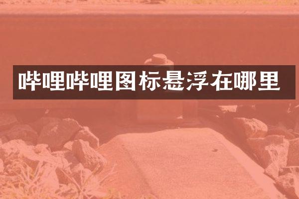 哔哩哔哩图标悬浮在哪里