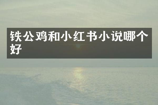 铁公鸡和小红书小说哪个好
