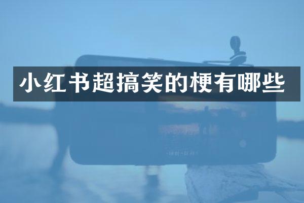 小红书超搞笑的梗有哪些