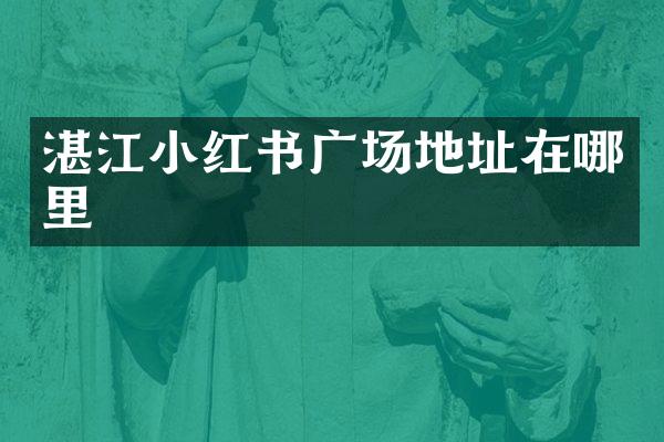湛江小红书广场地址在哪里