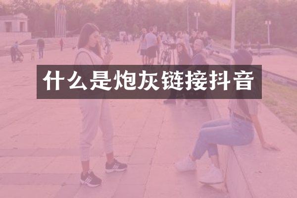 什么是炮灰链接抖音