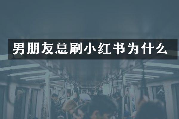 男朋友总刷小红书为什么