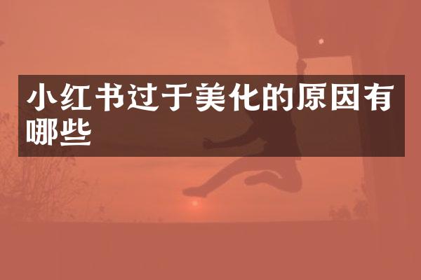 小红书过于美化的原因有哪些