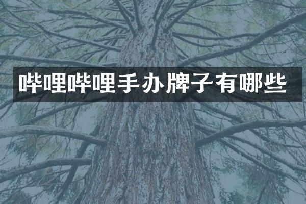 哔哩哔哩手办牌子有哪些