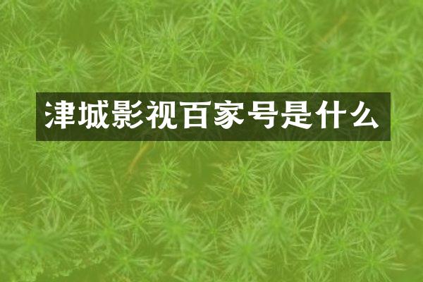 津城影视百家号是什么