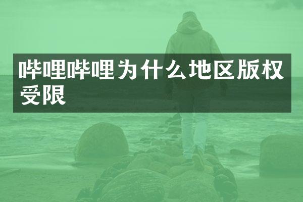 哔哩哔哩为什么地区版权受限