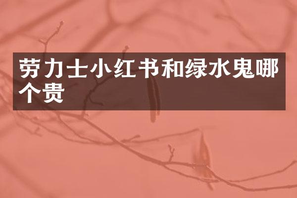 劳力士小红书和绿水鬼哪个贵