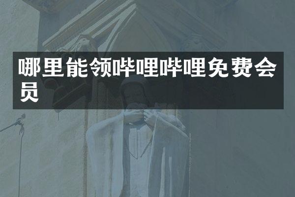 哪里能领哔哩哔哩免费会员