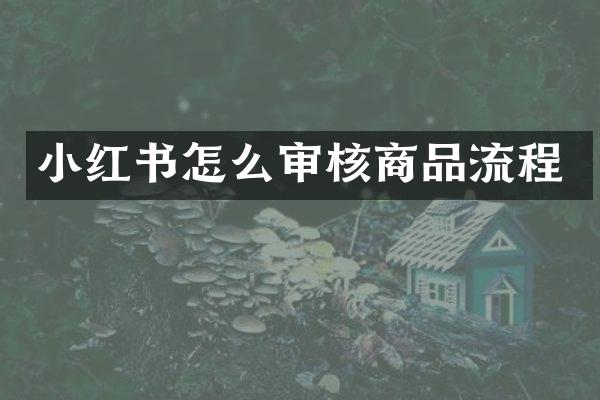 小红书怎么审核商品流程