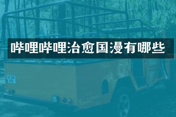 哔哩哔哩治愈国漫有哪些