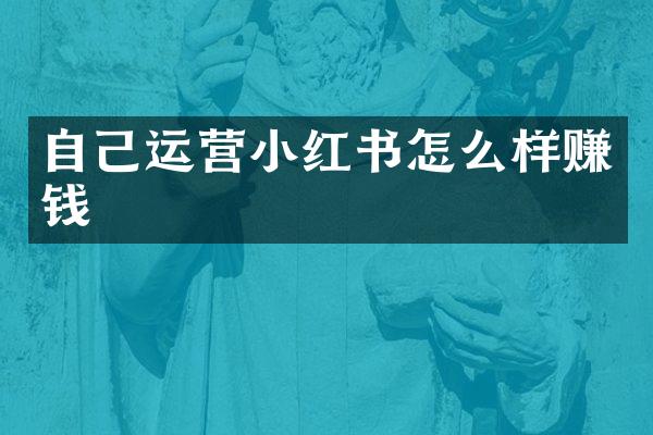 自己运营小红书怎么样赚钱