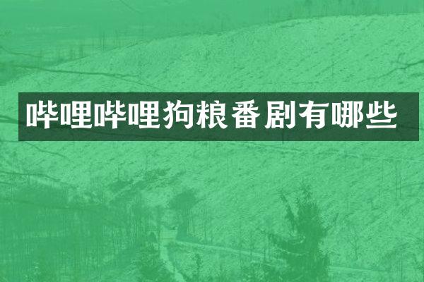 哔哩哔哩番剧有哪些