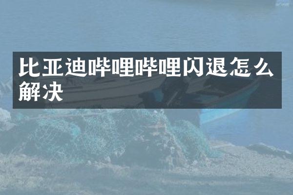 比亚迪哔哩哔哩闪退怎么解决