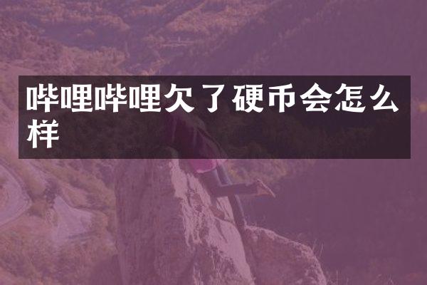 哔哩哔哩欠了硬币会怎么样