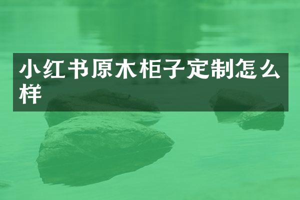 小红书原木柜子定制怎么样
