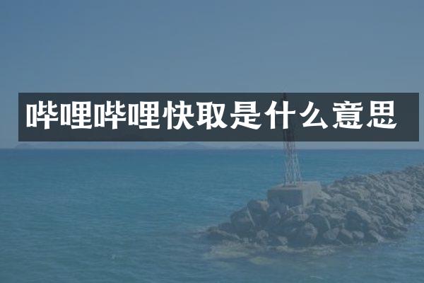哔哩哔哩快取是什么意思