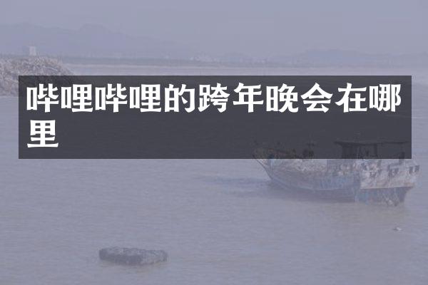 哔哩哔哩的跨年晚会在哪里