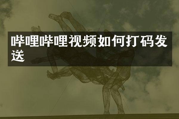 哔哩哔哩视频如何打码发送